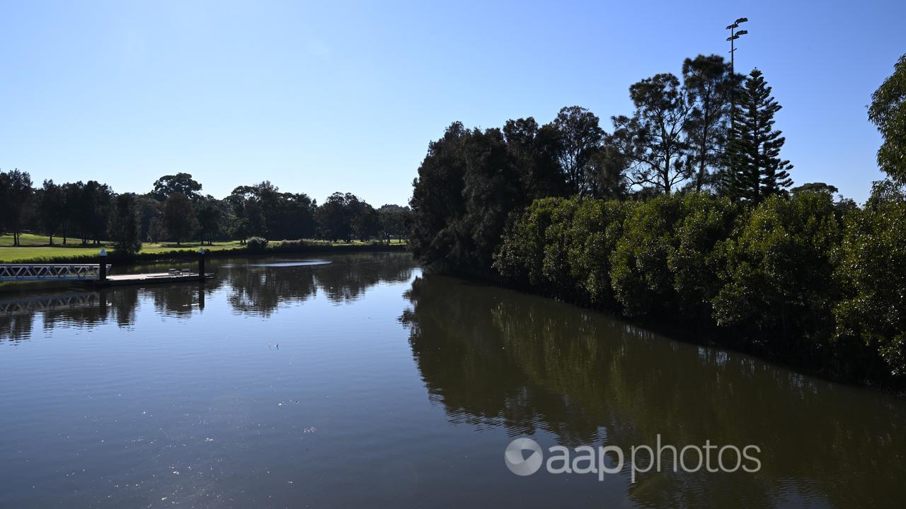 Sections of the Cooks River in Earlwood are heavily polluted.